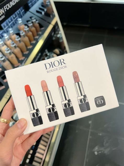 dior mini lipstick set 2022|Rouge Dior Holiday Gift Set .